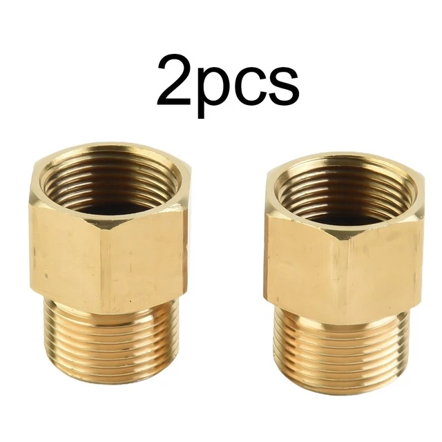 Nuovo Adattatore 2x Ricambio Parti Per M22 14mm Femmina Accessori Accoppiatore