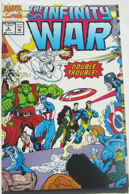 Infinity War #4 Comic Book September 1992 NM- 9.2 1990s Marvel