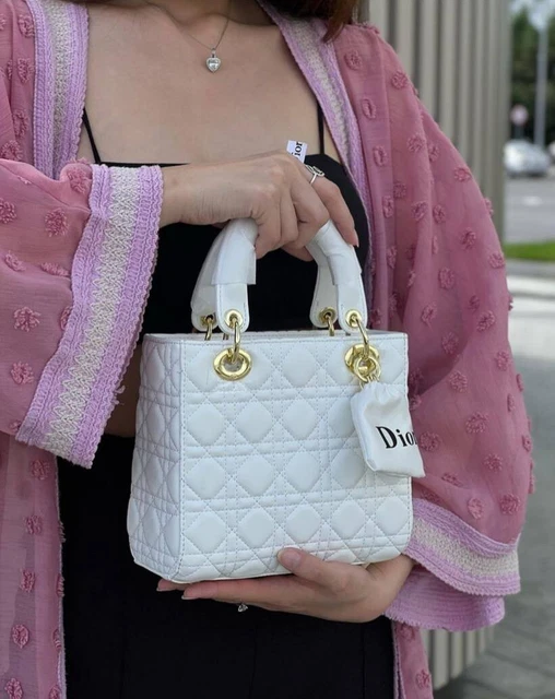 Christian Dior Womens Lady Dior mini pre-owned sale