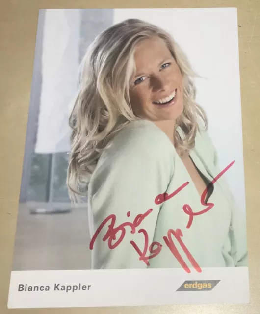 Bianca Kappler Original signierte Autogrammkarte Autogramm Leichtathletik AK #15