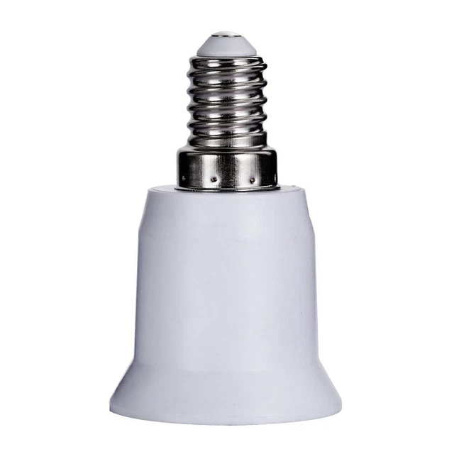 25pcs E14 to E27 Base Screw Light Lamp Bulb Holder Adapter Socket Converter FS2#