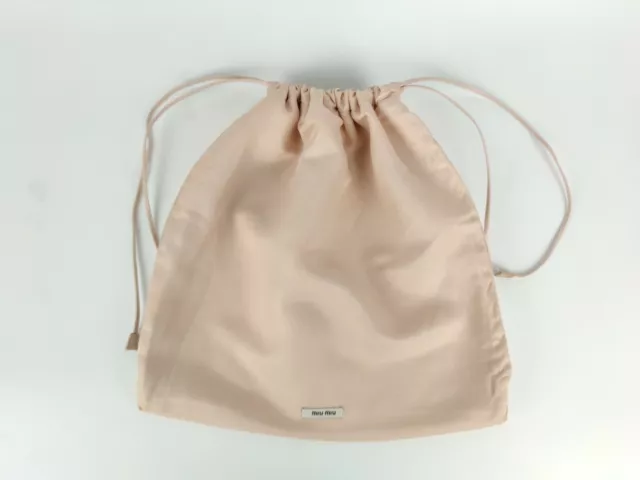 Sacchetto Miu Miu 29X30 Cm Dust Bag Originale Sacca Anti Polvere Scarpe