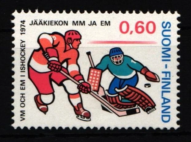 Finnland 745 postfrisch Eishockey-Weltmeisterschaft #IR362