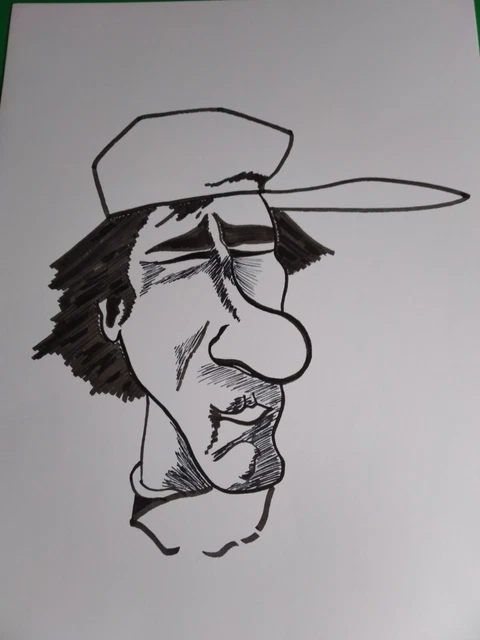 POSTER F1, AYRTON Senna, Arte, Caricatura EUR 200,00 - PicClick IT