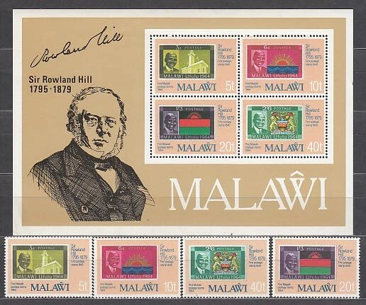 Malawi - Post Yvert 338/41 + Hb 56 MNH Philatelie