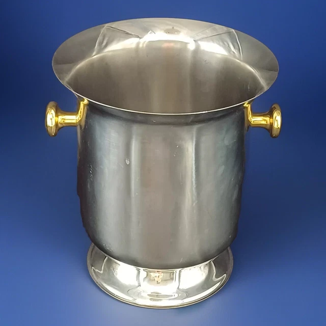Seau à champagne double paroi 7 litres, inox 18/10, poli brillant