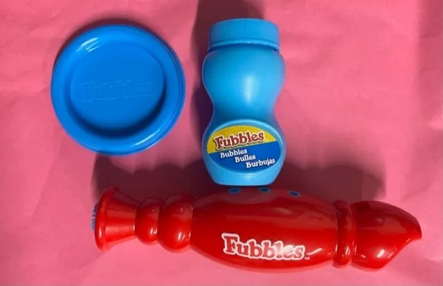 Fubbles Musical Bubble Recorder by Little Kids 2+, Include Dip Tray & Solution.