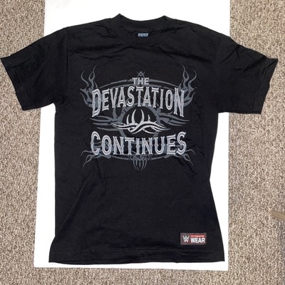 WWE Goldberg The Devastation Continues Authentic Shirt Adult Small USED ONCE