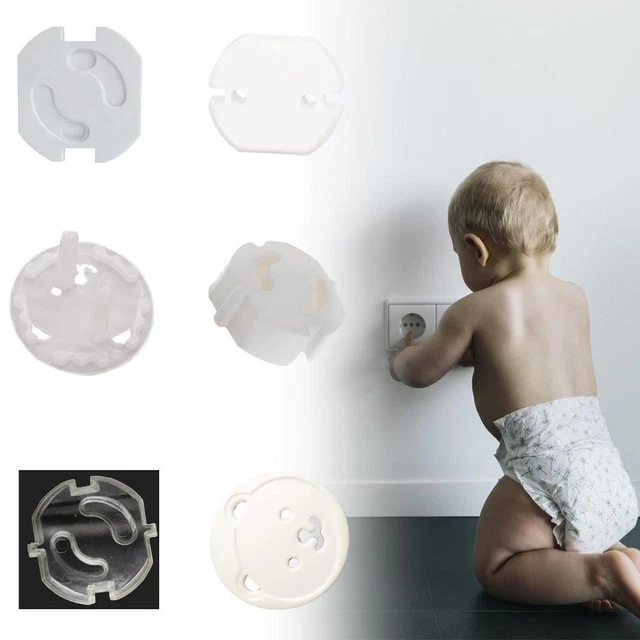 4 Baby Children Safety Plug Socket Covers Protector J8V6 Guard Mains J9T5