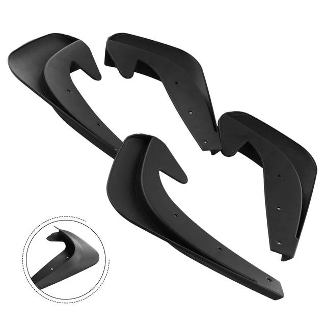 Protège-Ailes (Garde-Boue) Pour Jeep Grand Cherokee Trailhawk 2012-2021 - Set De 4 - Caoutchouc Flexible - Anti-Rayures, Anti-Projections - 2