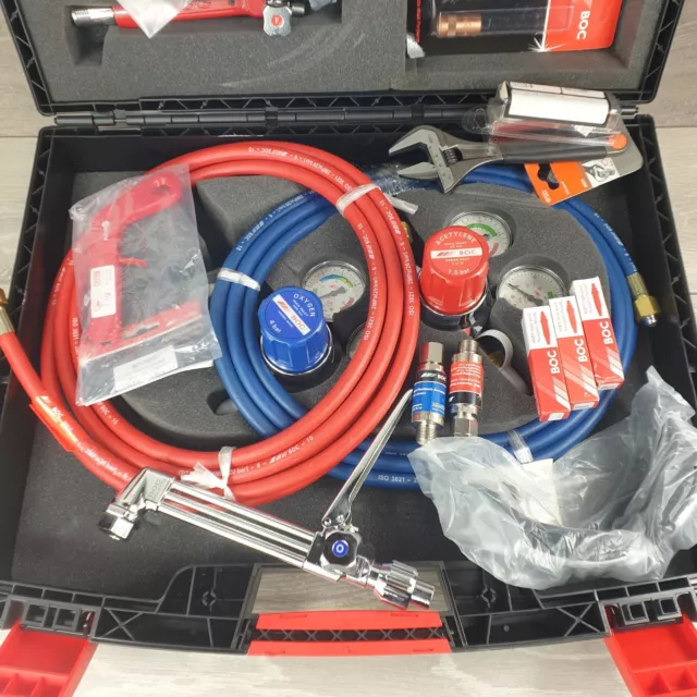 Genuine BOC oxy Acetylene Cutting Welding and Heating Kit Full Set in Case 3