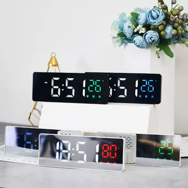 Nightlight Backlight Alarm Clock Large Number LED Digital Electronic Clock