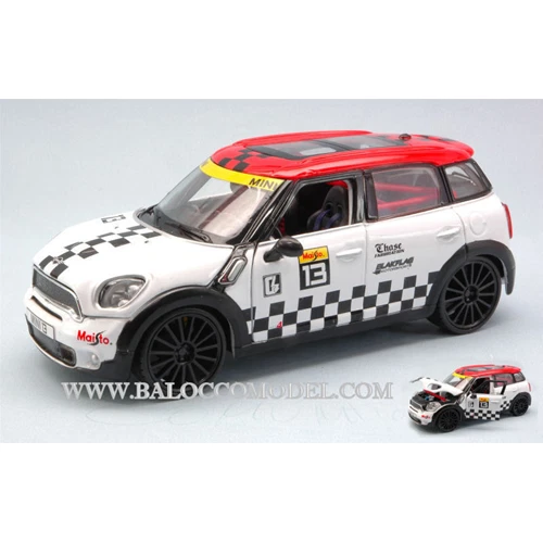 MINI COUNTRYMAN N.13 WHITE RED 1 24 Maisto Tuning Die Cast Modellino EUR 26 62 PicClick FR