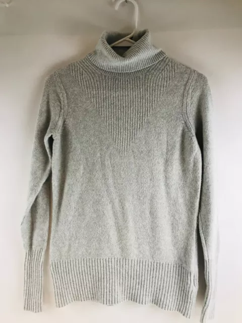 Simply Vera Vera Wang Sweater, Women's Size Small, Gray, Pullover, Turtleneck