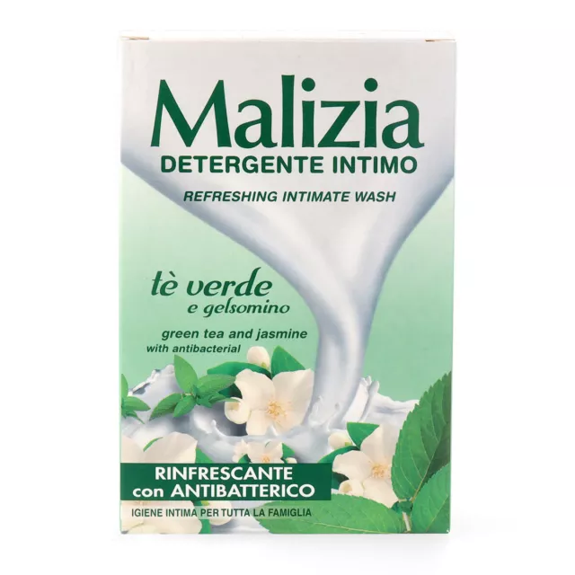 MALIZIA INTIMSEIFE Flüssigseife grüner tee und Jasmin 200 ml 2