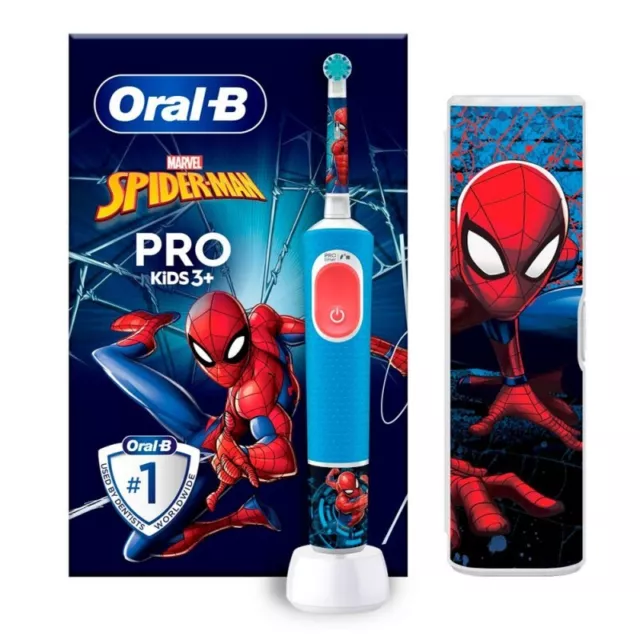 Cepillo Dental ORAL-B Vitality Pro Kids Spiderman + Funda Viaje