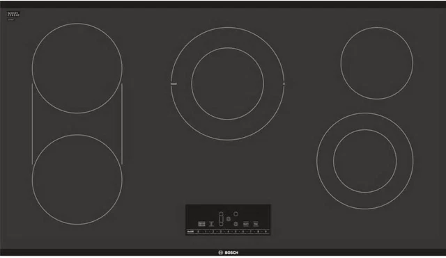 Bosch 800 Series 36" 5 Smoothtop Burner Elements Electric Cooktop NET8668UC Bosch 800 Series 36" 5 Smoothtop Burner Elements Electric Cooktop NET8668UC