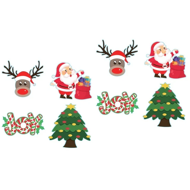 8 Pcs De noël Pelouse Signe De noël Jardin Signe En dehors De Noël Décorations