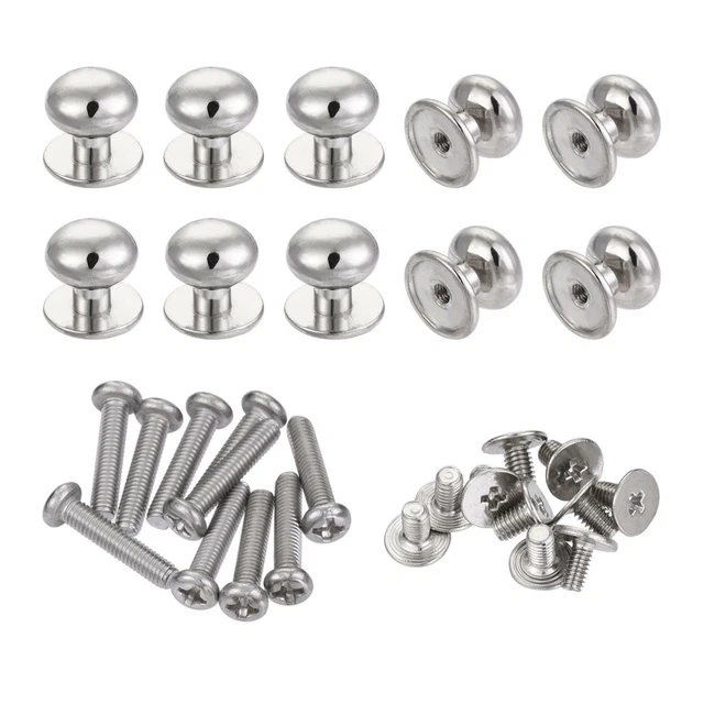 12mm Head Dia. Round Knobs Pull Handle, 10pcs Zinc Alloy Silver Tone
