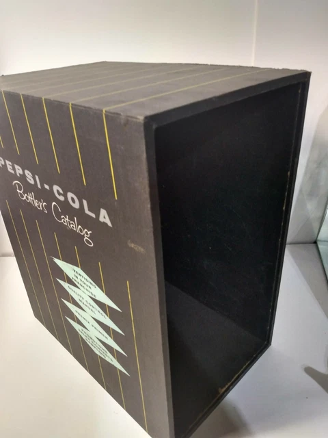 Rare Pepsi-Cola Franchise Bottlers Catalogue Sales Case Holder Advertisement VTG