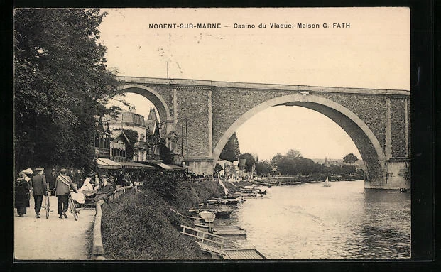 CPA Nogent-sur-Marne, Casino du Viaduc, Maison G. Fath 1914