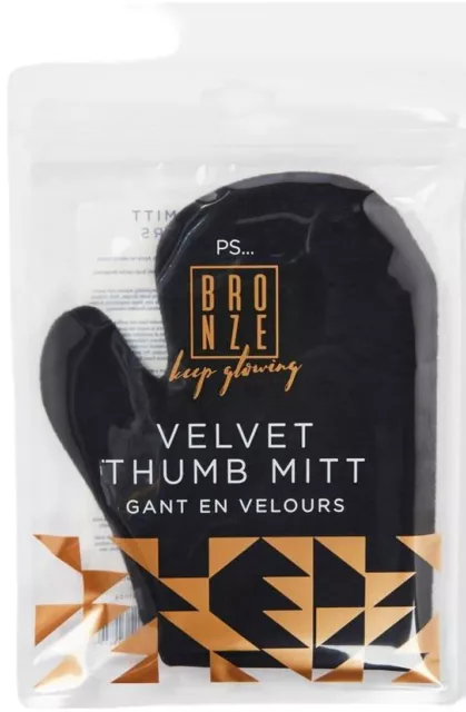 PS... Bronze Keep Glowing Velvet Self Tanning Thumb Mitt