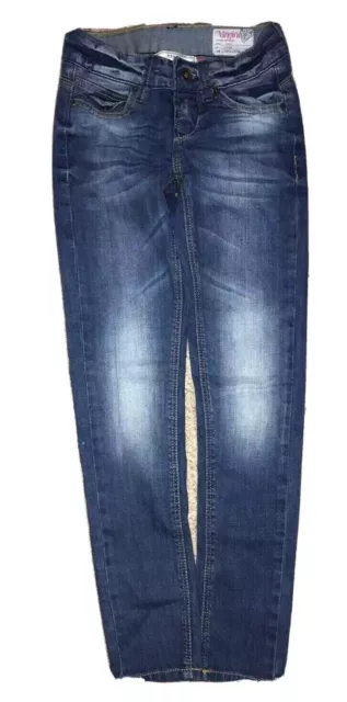 Gorgeous VINGINO girls' jeans diamond-studded, size 9, immaculate condition