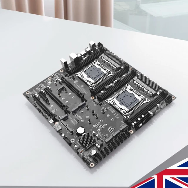JMT Scheda Madre X99 D4 Dual Pro - 8 Slot DDR4, 256GB, Dual CPU LGA2011-3