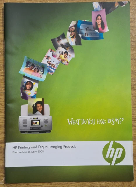 HP Printing and Digital Imaging Products (Jaunary 2008)