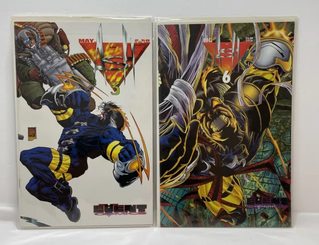Ash Comic Book Lot Of 2 Event Comics Vol 1 # 3 #6  Year 1995 VG+