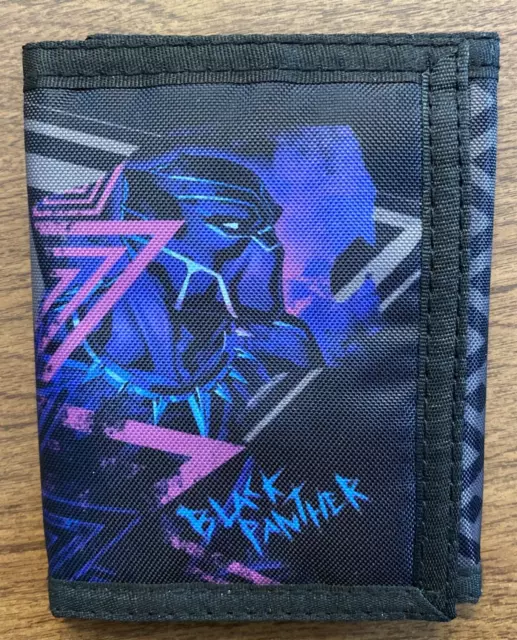 Marvel Avengers Bioworld Black Panther Trifold Boy’s Wallet