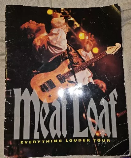 Meat Loaf Everything Louder Tour Concert Programme Meatloaf Free Post