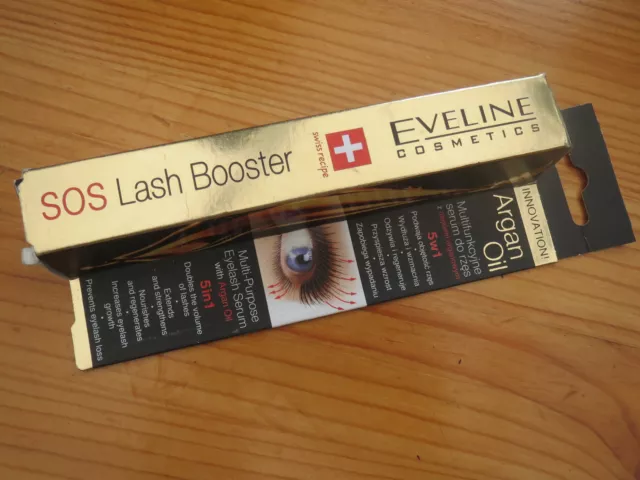 SOS Lash Booster with argan oil eveline cosmetics