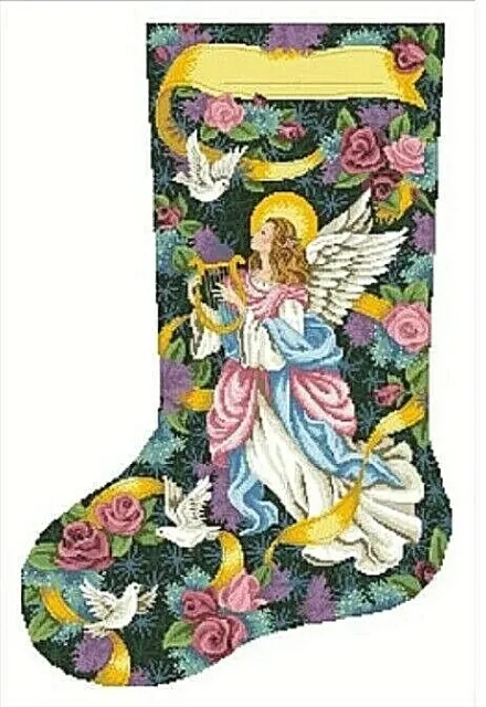 Glad Tidings Stocking. 14CT counted cross stitch kit. Craft brand new