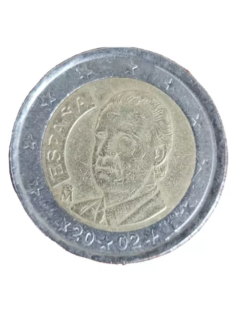 piece de 2 euros rare espana 