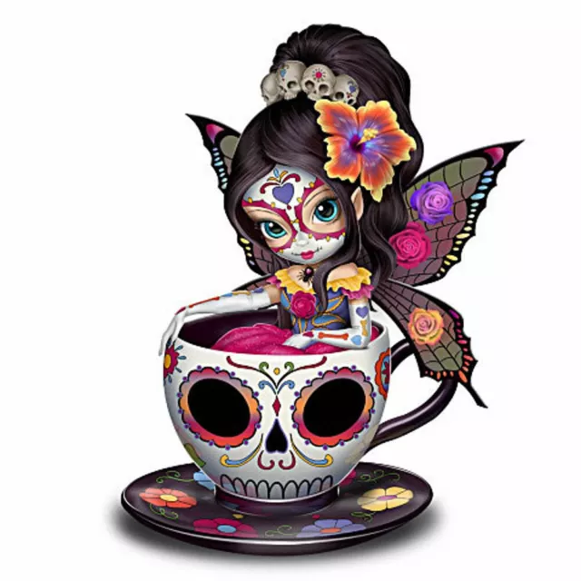 Jasmine Becket-Griffith JBG SWEET JASMINE Teacup Fairy Figurine NEW Jasmine Becket-Griffith JBG SWEET JASMINE Teacup Fairy Figurine NEW
