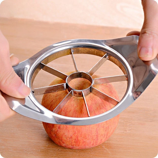 Corer pelador de frutas cuchilla duradera 11cm plata cortadora