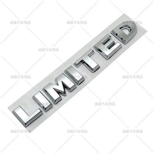 ABS Chrome 3D LIMITED/4X4 Auto Car Trunk Lid Rear Badge Emblem Decal Sticker