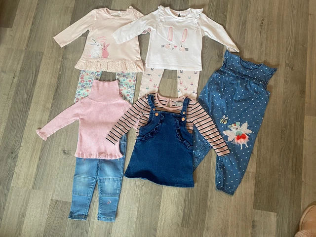 ❤️ Baby Girl Outfit Bundle- 9-12 months- Debenhams, Matalan, Primark ❤️ A35