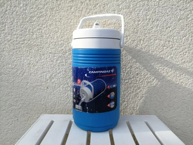 Campingaz Isotherm Thermos 2 Litre Pichet Verseur Camping Gaz Vintage USA Gourde