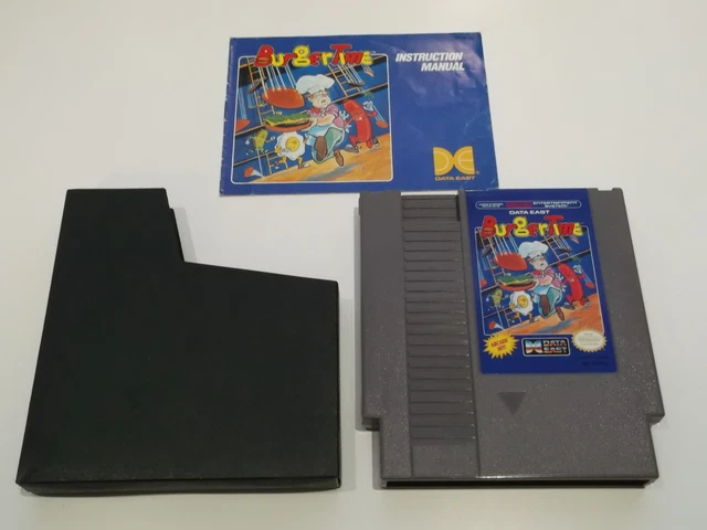BURGERTIME NINTENDO NES GAME USA NTSC VERSION PicClick UK
