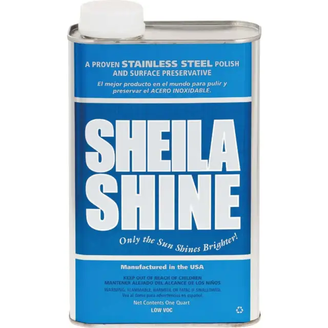Sheila Shine 1 Qt. Stainless Steel Cleaner, Polish & Surface Preservative Pack
