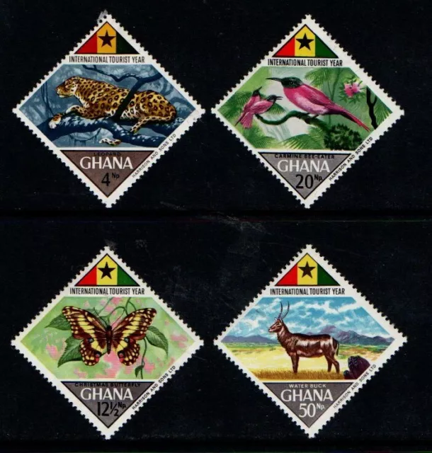 Ghana 1967 International Tourist Year SG492-95 Mint