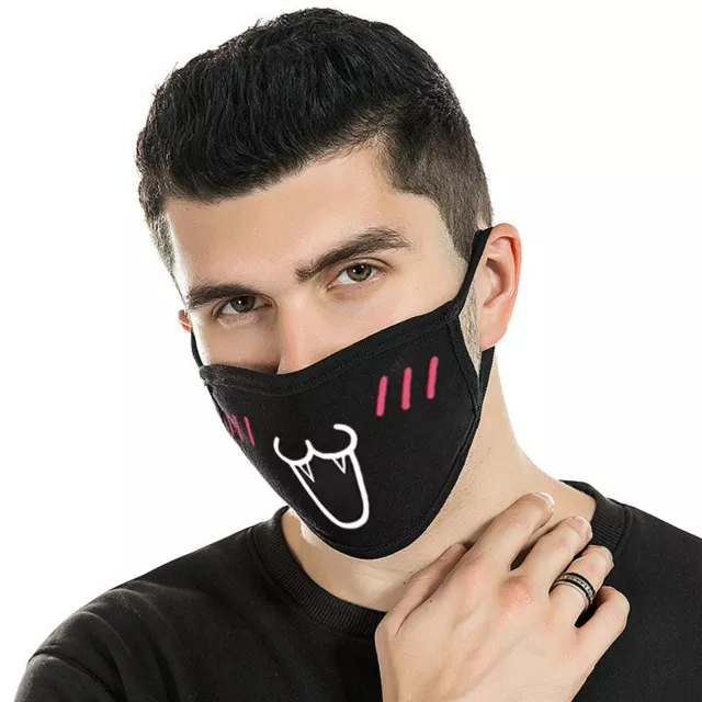 🤙 1PC Unisex Print Lovely Reusable Cotton Mouth Face Masks Mouth Cover