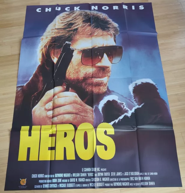 Affiche Cinema 120x160 Chuck Norris Héros