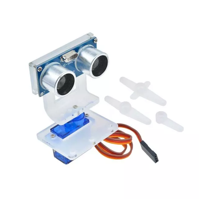 MICRO SERVO MOTOR Kit Sg90 Sensor Hc-Sr04 Ultrasonic Sonar Mount ...
