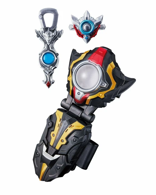 Japan Rare Bandai ULTRAMAN Taiga DX Taiga Spark with Taiga Key holder & Orblet