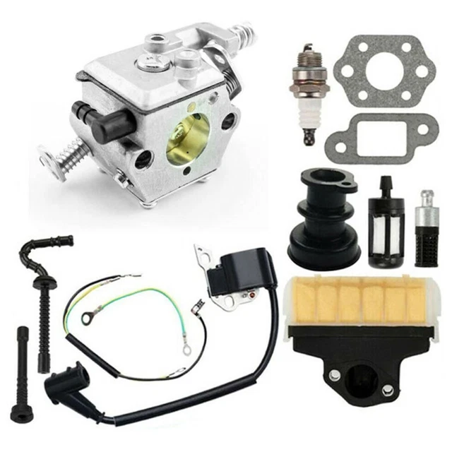 Carburatore Kit Set Candela di Accensione Strumenti Filtro Carburante Tubo Marca