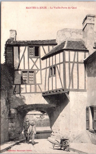 78 MANTES LA JOLIE - la vieille porte du quai