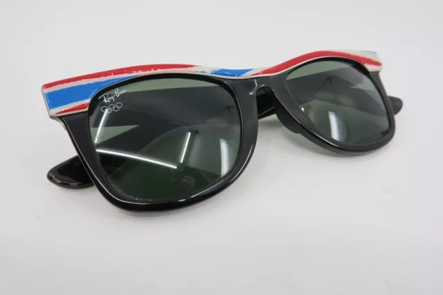 Vintage B&L Ray-Ban 1992 Albertville G15 Olympic Sport Wayfarer Sunglasses Mint